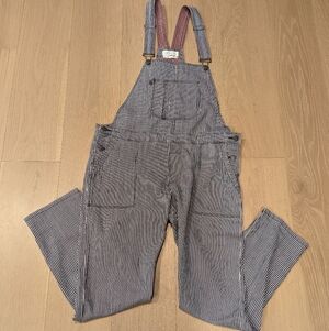 Striped Overalls